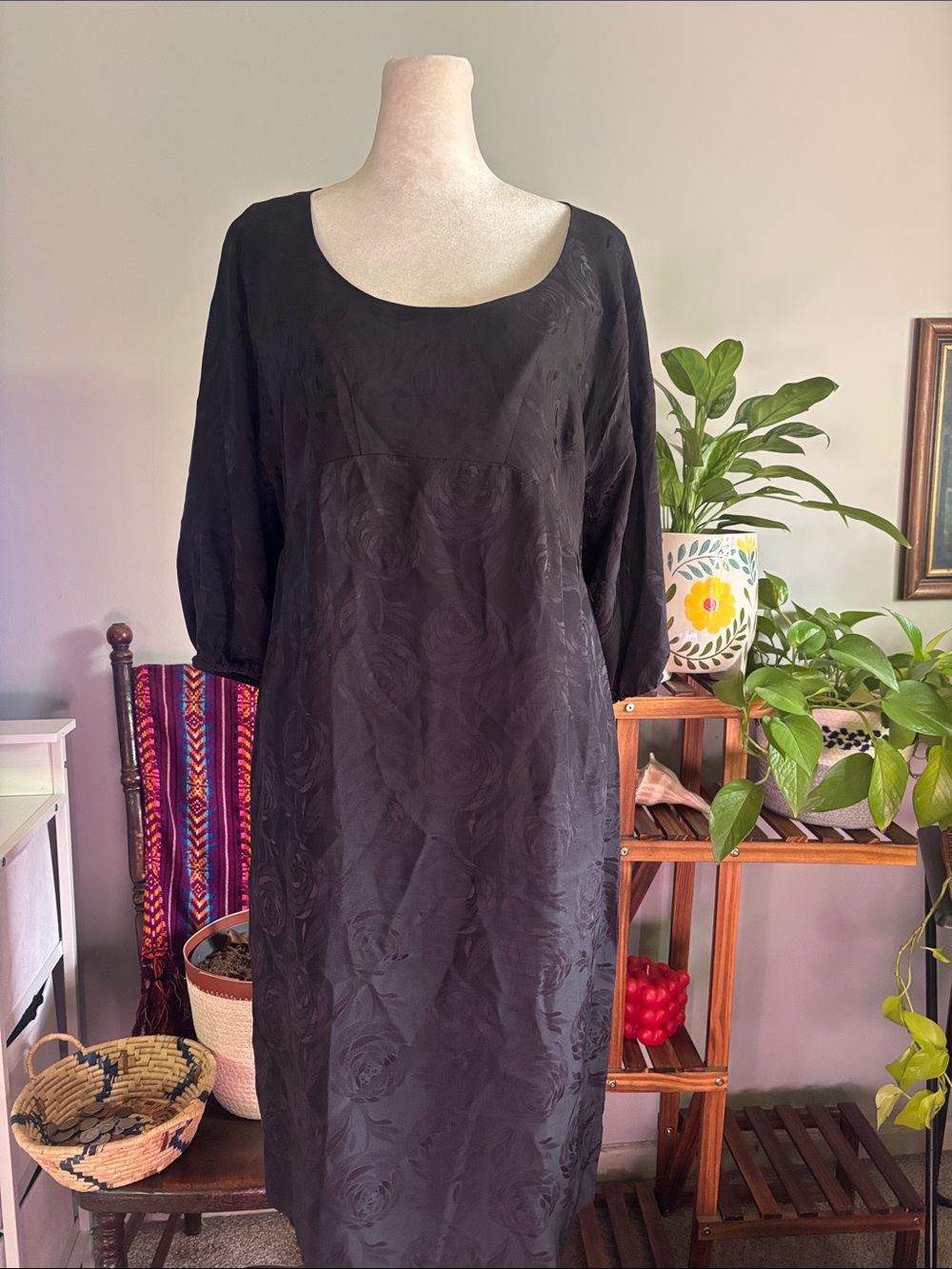 Vince Black Silk Dress